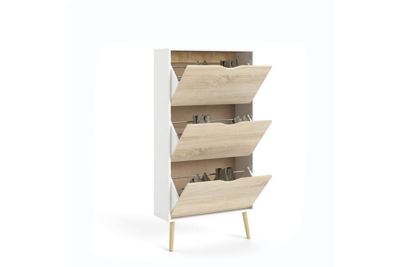 Hostafranc Skoskap 70 cm - Hvit - Oppbevaring - Skooppbevaring - Skoskap