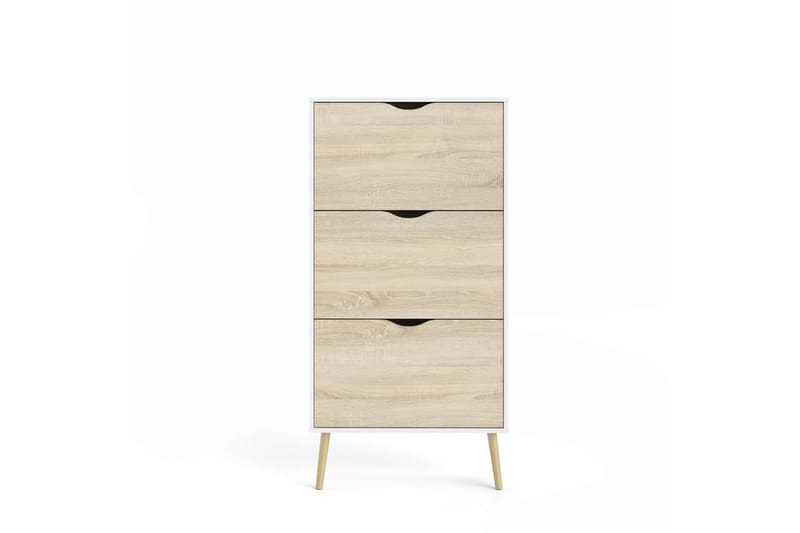 Hostafranc Skoskap 70 cm - Hvit - Oppbevaring - Skooppbevaring - Skoskap