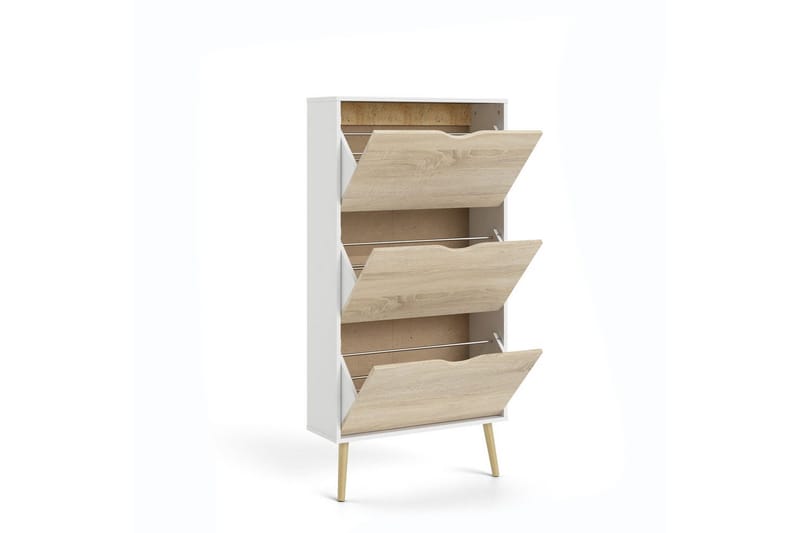 Hostafranc Skoskap 70 cm - Hvit - Oppbevaring - Skooppbevaring - Skoskap