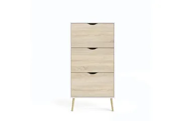 Hostafranc Skoskap 70 cm - Hvit - Oppbevaring - Skooppbevaring
