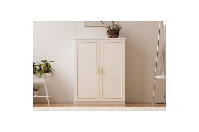Ilena Skoskap 70 cm - Matt Hvit - Oppbevaring - Skooppbevaring - Skoskap