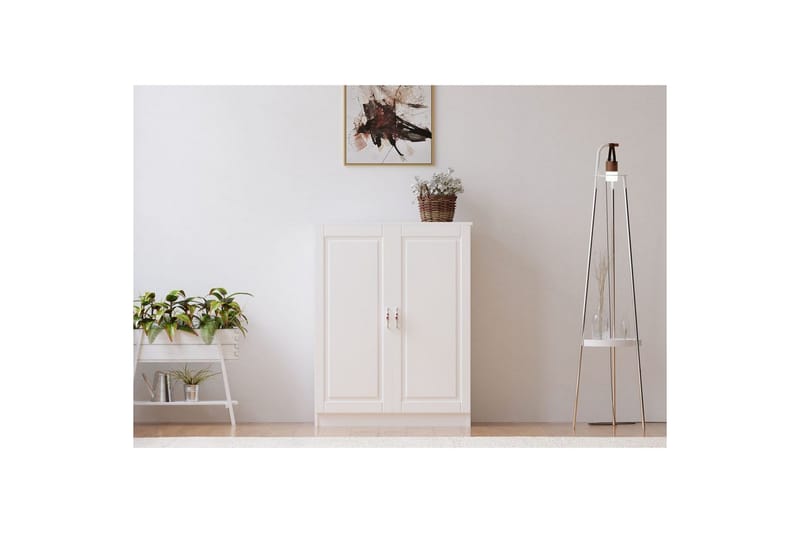 Ilena Skoskap 70 cm - Matt Hvit - Oppbevaring - Skooppbevaring - Skoskap