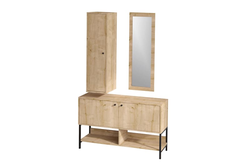 Juimed Skoskap 35x120 cm - Natur - Oppbevaring - Skooppbevaring - Skoskap