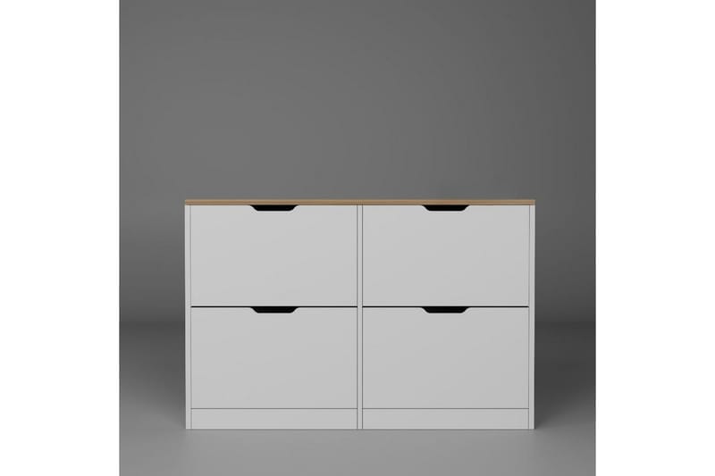 Kiichi Skoskap 120,5 cm - Valnøtt - Oppbevaring - Skooppbevaring - Skoskap