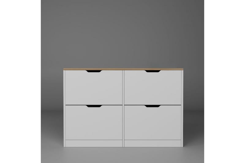 Kiichi Skoskap 120,5 cm - Valnøtt - Oppbevaring - Skooppbevaring - Skoskap