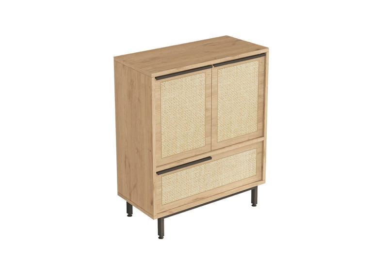 Liyakat Skoskap 74,8 cm - Eik - Oppbevaring - Skooppbevaring - Skoskap