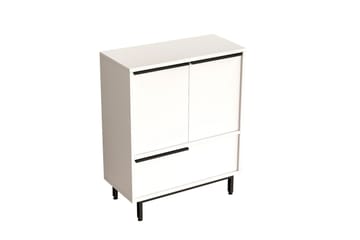 Liyakat Skoskap 74,8 cm - Hvit - Oppbevaring - Skooppbevaring
