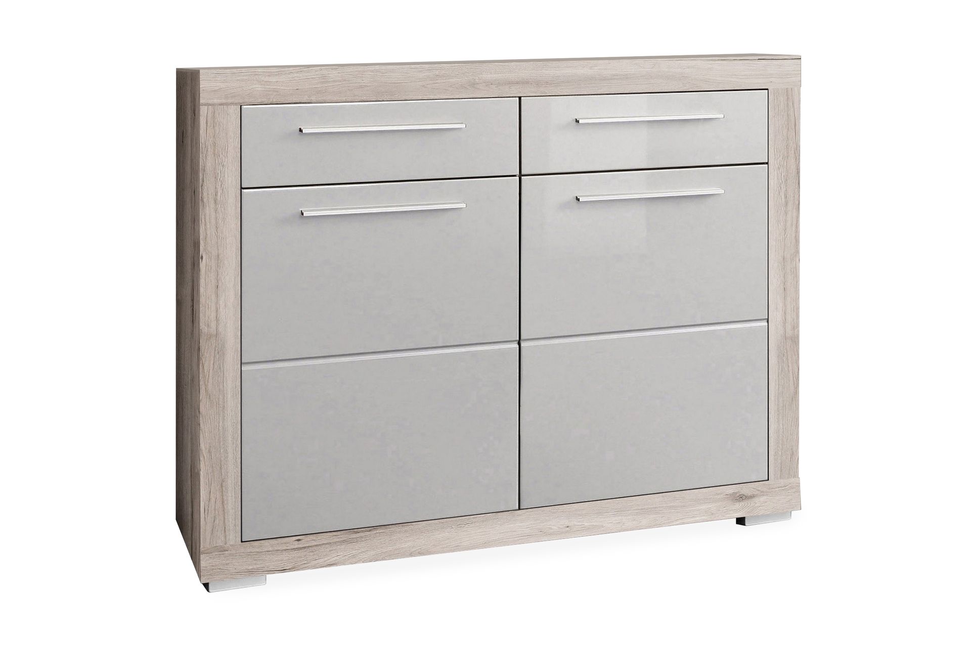 Luovaure Skoskap 119 cm - Brun/Hvit - Oppbevaring - Skooppbevaring - Skoskap