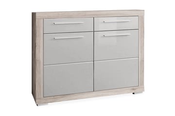 Luovaure Skoskap 119 cm - Brun/Hvit - Oppbevaring - Skooppbevaring - Skoskap