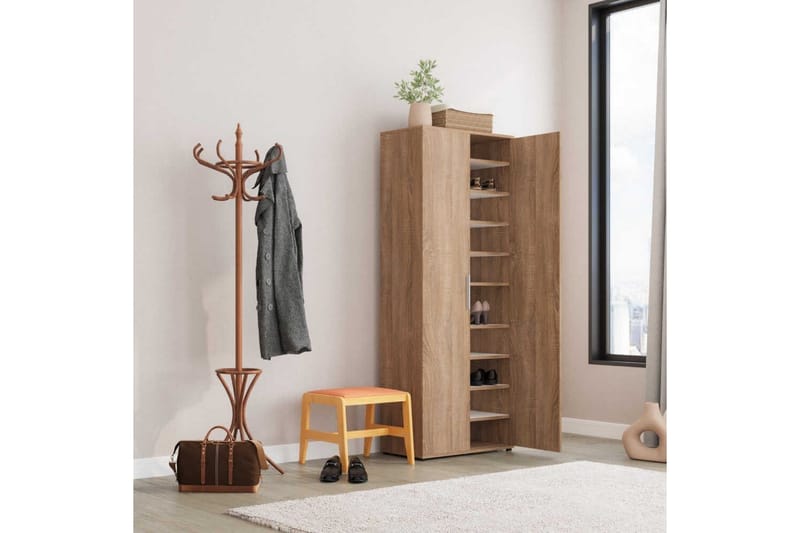 Mayazizi Skoskap 76 cm - Lyse brun - Oppbevaring - Skooppbevaring - Skoskap