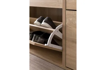 Metia Skoskap 120x24 cm - Brun - Oppbevaring - Skooppbevaring