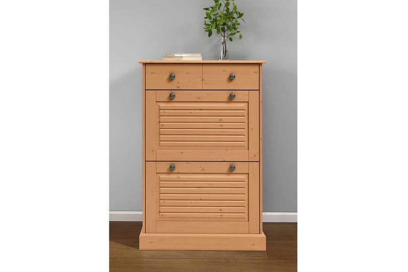 Mille Skoskap 75x105 cm - Brun - Oppbevaring - Skooppbevaring