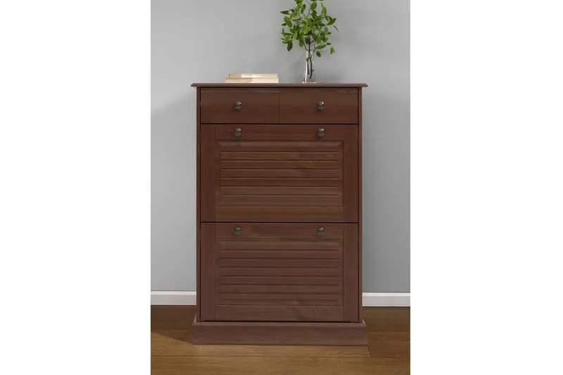 Mille Skoskap 75x105 cm - Brun - Oppbevaring - Skooppbevaring - Skoskap