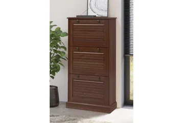 Mille Skoskap 75x130 cm - Brun - Oppbevaring - Skooppbevaring