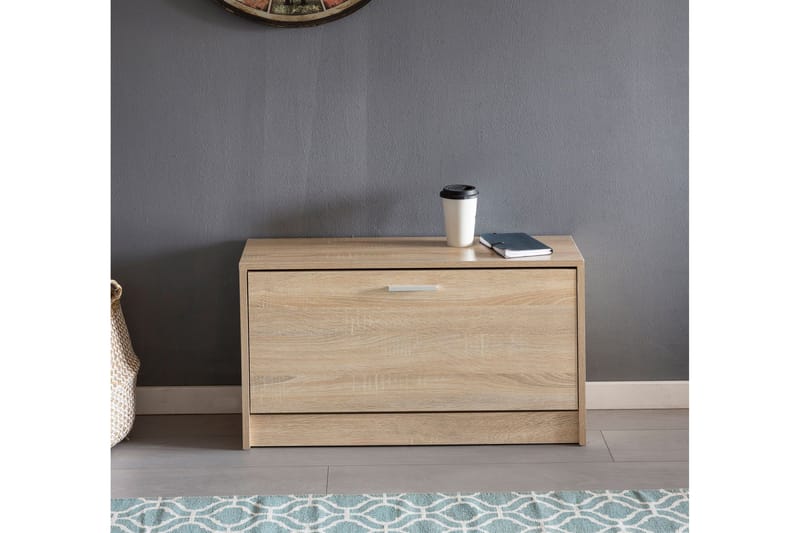 Mosbarger Skohylle 80x24 cm - Brun - Oppbevaring - Skooppbevaring