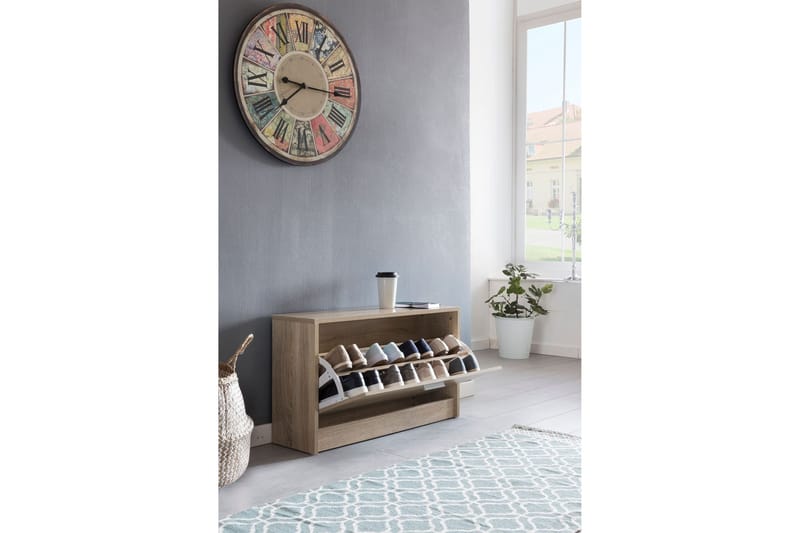 Mosbarger Skohylle 80x24 cm - Brun - Oppbevaring - Skooppbevaring