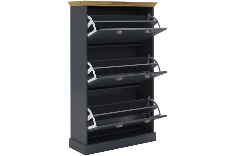 Motala Skoskap 80x132 cm - Grå - Oppbevaring - Skooppbevaring - Skoskap