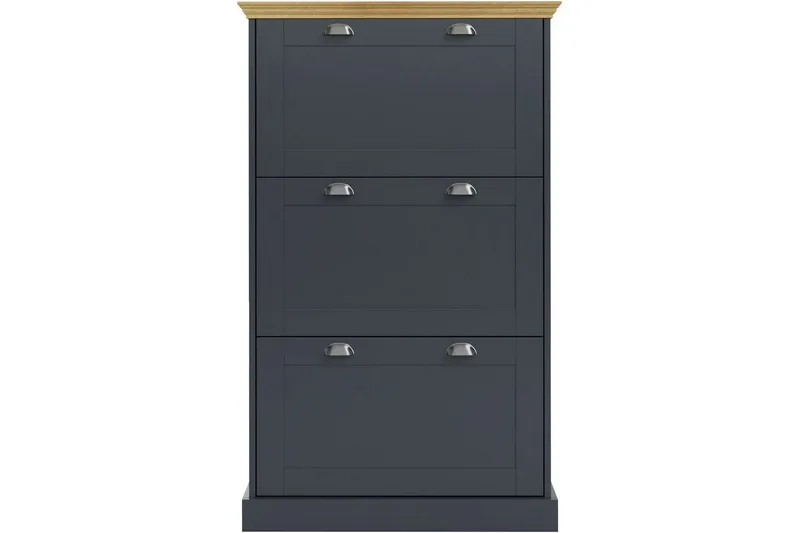 Motala Skoskap 80x132 cm - Grå - Oppbevaring - Skooppbevaring - Skoskap