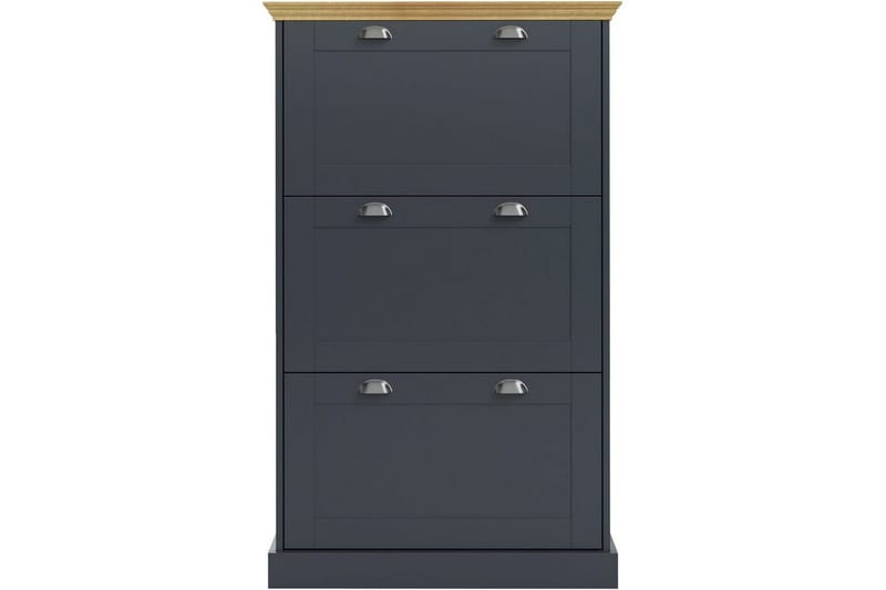 Motala Skoskap 80x132 cm - Grå - Oppbevaring - Skooppbevaring