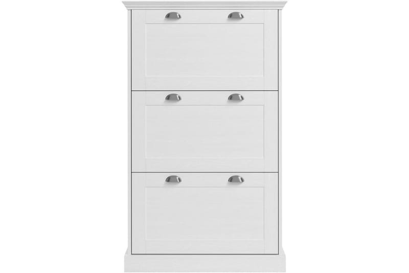 Motala Skoskap 80x132 cm - Hvit - Oppbevaring - Skooppbevaring - Skoskap