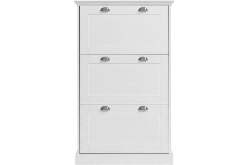 Motala Skoskap 80x132 cm - Hvit - Oppbevaring - Skooppbevaring - Skoskap