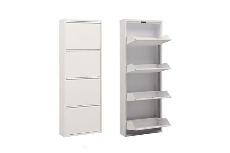 Muni Skoskap 50 cm - Hvit - Oppbevaring - Skooppbevaring - Skoskap