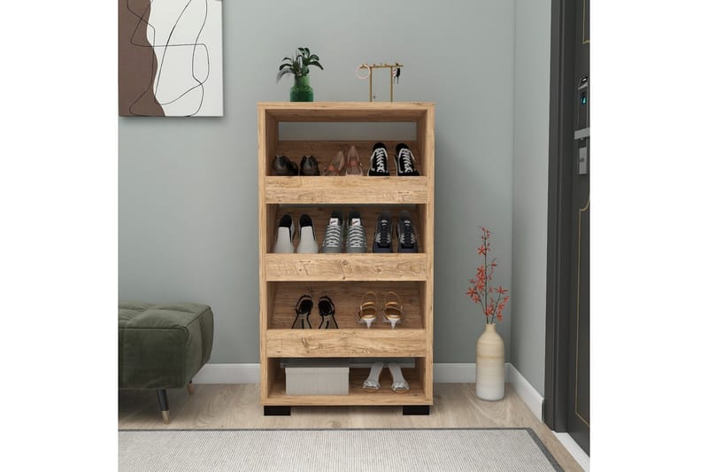 Nasem Skoskap 45 cm - Brun - Oppbevaring - Skooppbevaring - Skoskap