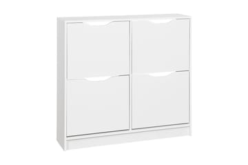 Novalis Skoskap 100 cm - Hvit - Oppbevaring - Skooppbevaring - Skoskap