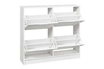 Novalis Skoskap 100 cm - Hvit - Oppbevaring - Skooppbevaring