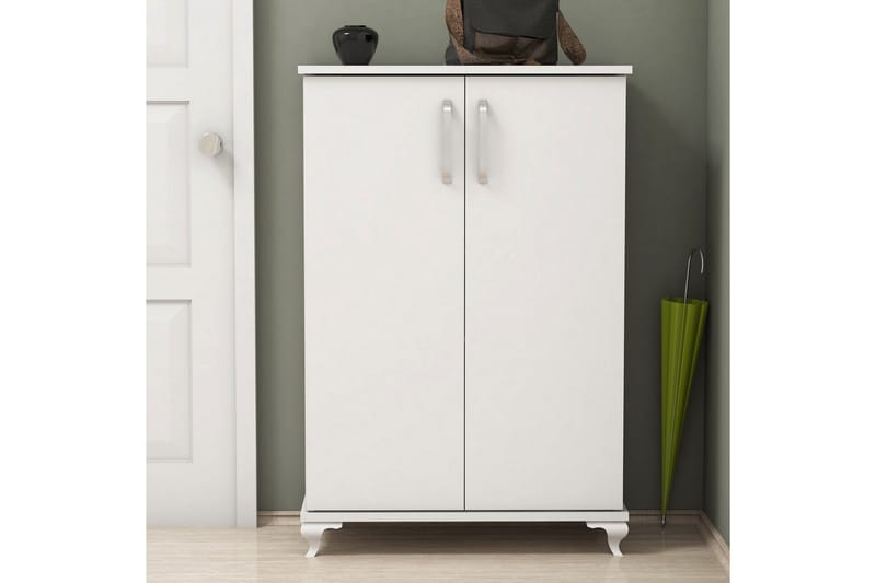 Oceania Skoskap 72 cm - Hvit - Oppbevaring - Skooppbevaring - Skoskap