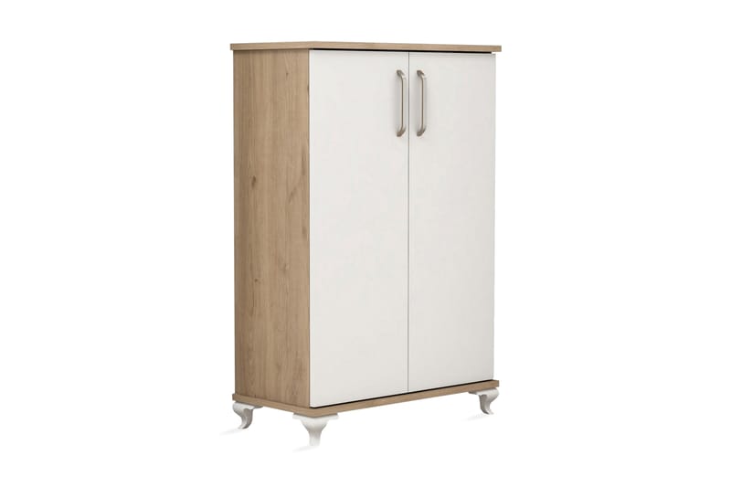 Oceania Skoskap 72 cm - Valnøtt / Hvit - Oppbevaring - Skooppbevaring - Skoskap