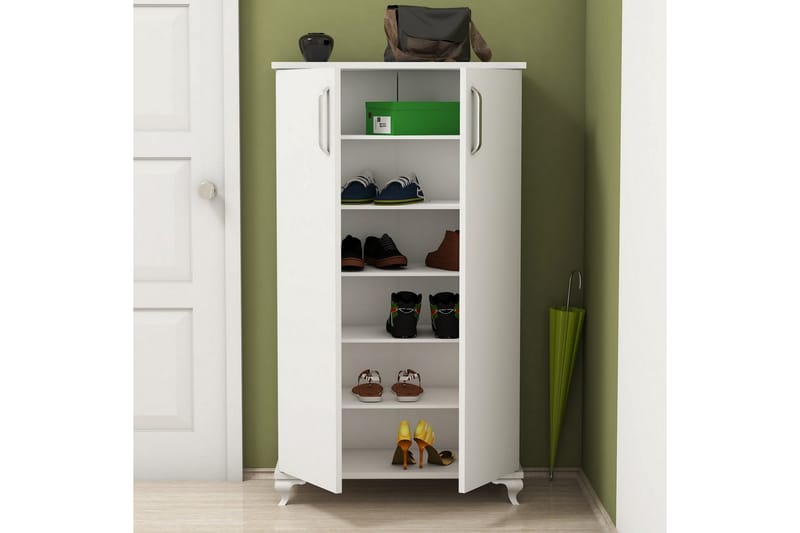 Plomer Skoskap 72 cm - Hvit - Oppbevaring - Skooppbevaring - Skoskap