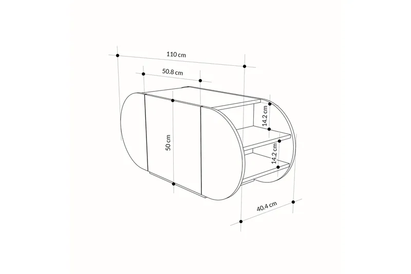 Pozy Skoskap 110 cm - Hvit - Oppbevaring - Skooppbevaring - Skoskap