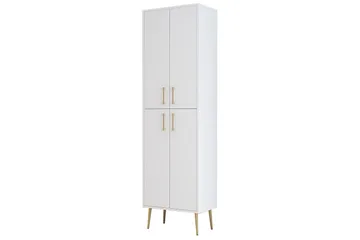 Retzow Skoskap 60 cm - Gull/Hvit - Oppbevaring - Skooppbevaring