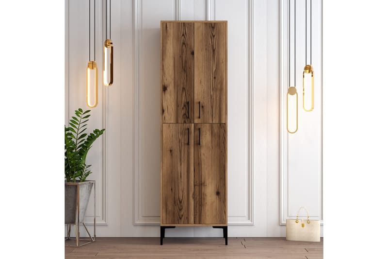 Retzow Skoskap 60x35 cm - Mørkebrun - Oppbevaring - Skooppbevaring - Skoskap