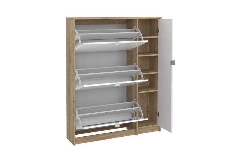 Rivornis Skoskap 98,8 cm - Natur - Oppbevaring - Skooppbevaring - Skoskap