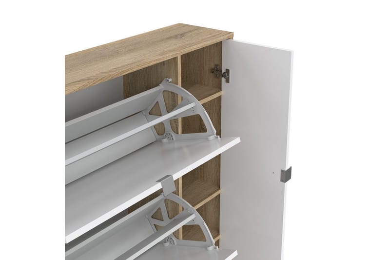 Rivornis Skoskap 98,8 cm - Natur - Oppbevaring - Skooppbevaring - Skoskap