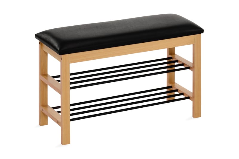 Roanna Skohylle 81 cm - Natur/Svart - Oppbevaring - Skooppbevaring