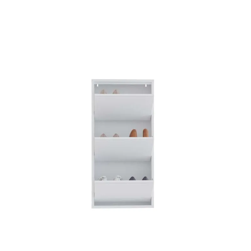Rylanis skoskap 50x103 cm - Hvit - Oppbevaring - Skooppbevaring