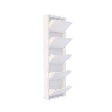 Rylanis skoskap 50x169 cm - Hvit - Oppbevaring - Skooppbevaring