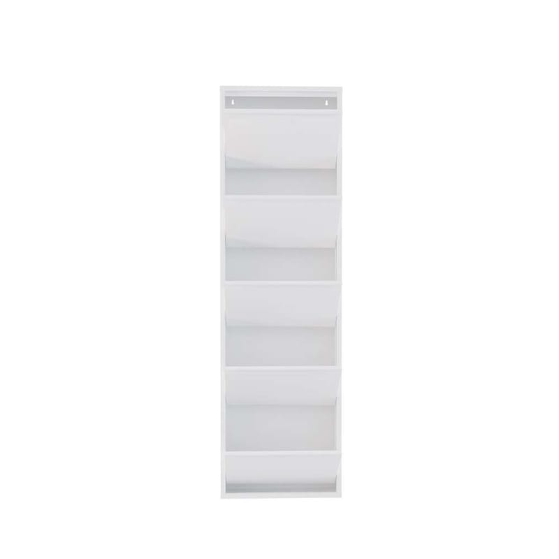 Rylanis skoskap 50x169 cm - Hvit - Oppbevaring - Skooppbevaring