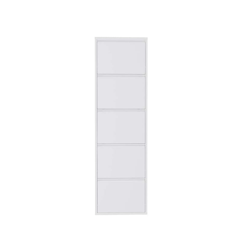 Rylanis skoskap 50x169 cm - Hvit - Oppbevaring - Skooppbevaring