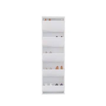 Rylanis skoskap 50x169 cm - Hvit - Oppbevaring - Skooppbevaring