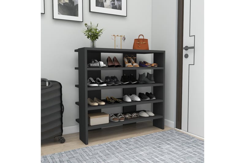 Sargel Skoskap 75,6 cm - Antrasitt - Oppbevaring - Skooppbevaring - Skoskap