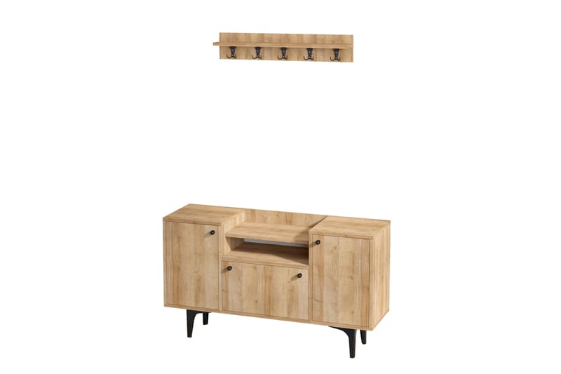 Selanik Skoskap skap 120x35 cm - Natur - Oppbevaring - Skooppbevaring - Skoskap