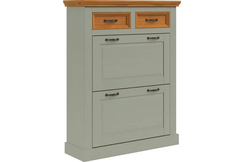 Selma Skoskap 90x115 cm - Grønn - Oppbevaring - Skooppbevaring - Skoskap