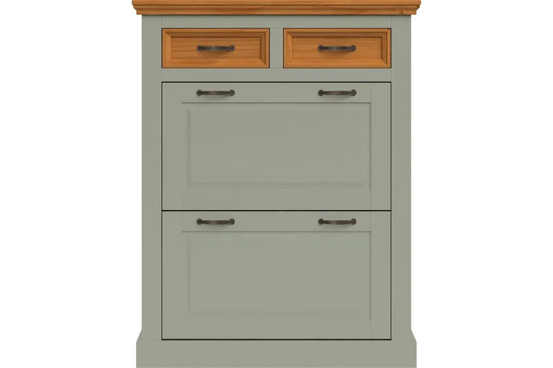 Selma Skoskap 90x115 cm - Grønn - Oppbevaring - Skooppbevaring - Skoskap