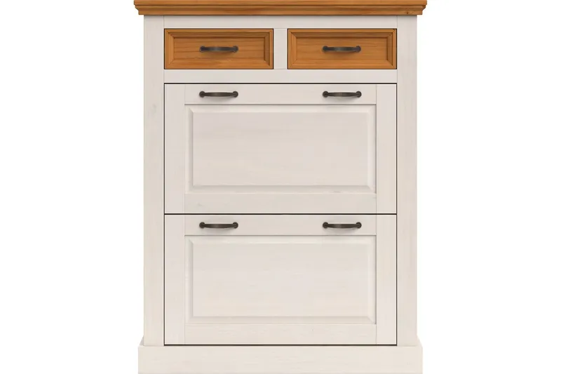 Selma Skoskap 90x115 cm - Hvit - Oppbevaring - Skooppbevaring - Skoskap