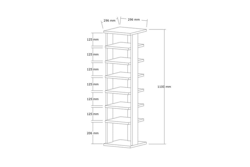 Seynor Skoskap 29,6 cm - Eik - Oppbevaring - Skooppbevaring - Skoskap