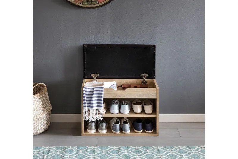 Shiheem Skohylle 60x30 cm - Brun - Oppbevaring - Skooppbevaring - Skoskap